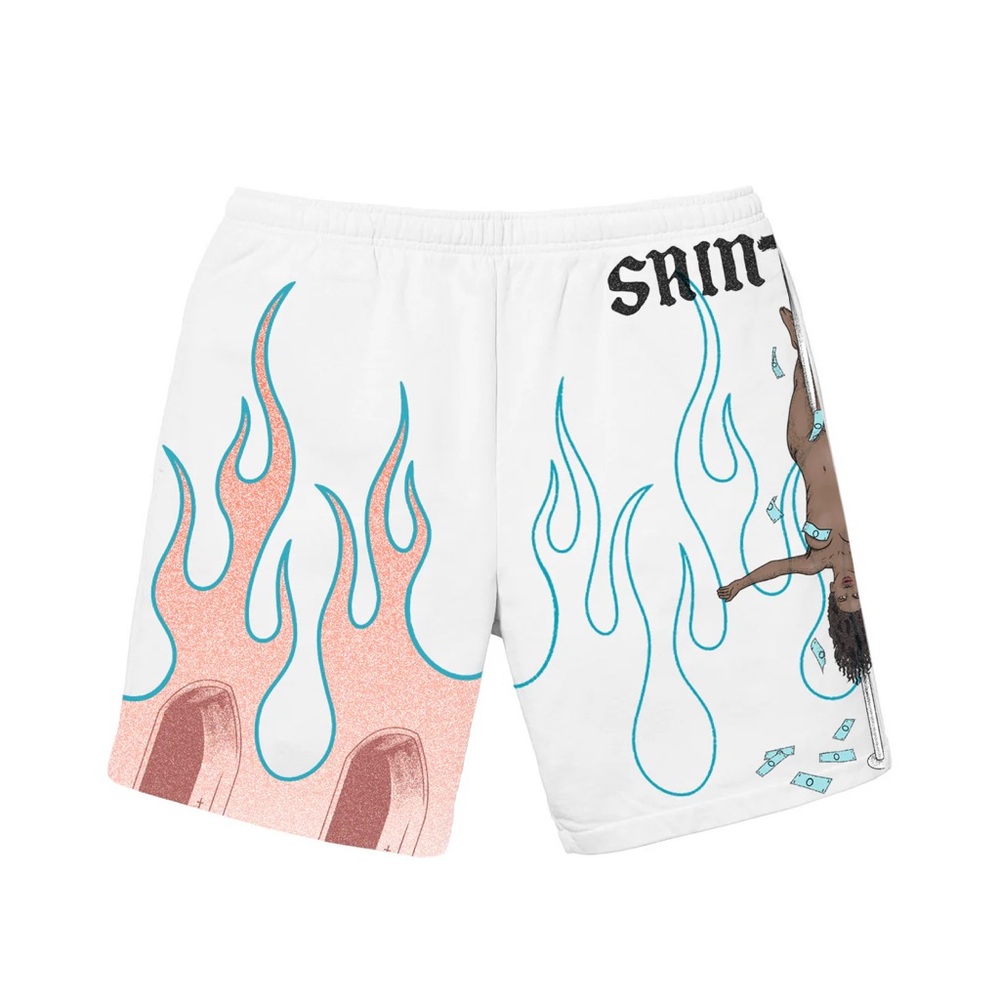 Christian Sex Club. Saint Jhn. 'NOT A CULt Tour' Shorts - White - XS
